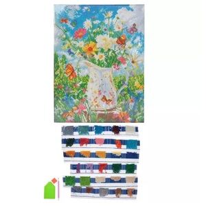 Hobby Lobby Floral Watering Can Diamond Art Kit